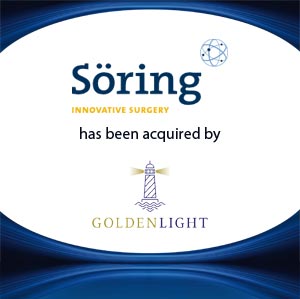 Golden Light GmbH akquiriert Mehrheitsbeteiligung an Söring GmbH, Hersteller von Ultraschall- und Hochfrequenz-Chirurgiegeräten. 